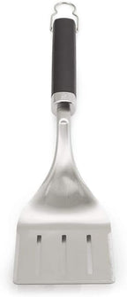 Weber Premium Turner (46cm), Made of Stainless Steel, with Anti-Slip Comfort Grip, Angled Neck, Dishwasher Safe - Black/Silver (6761)