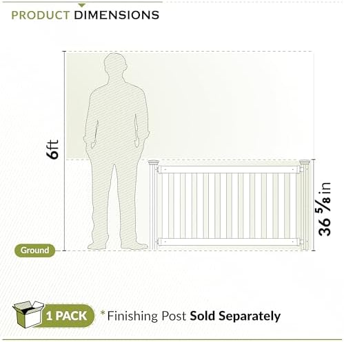 zippity davidson portable event fence, white vinyl freestanding, package contents