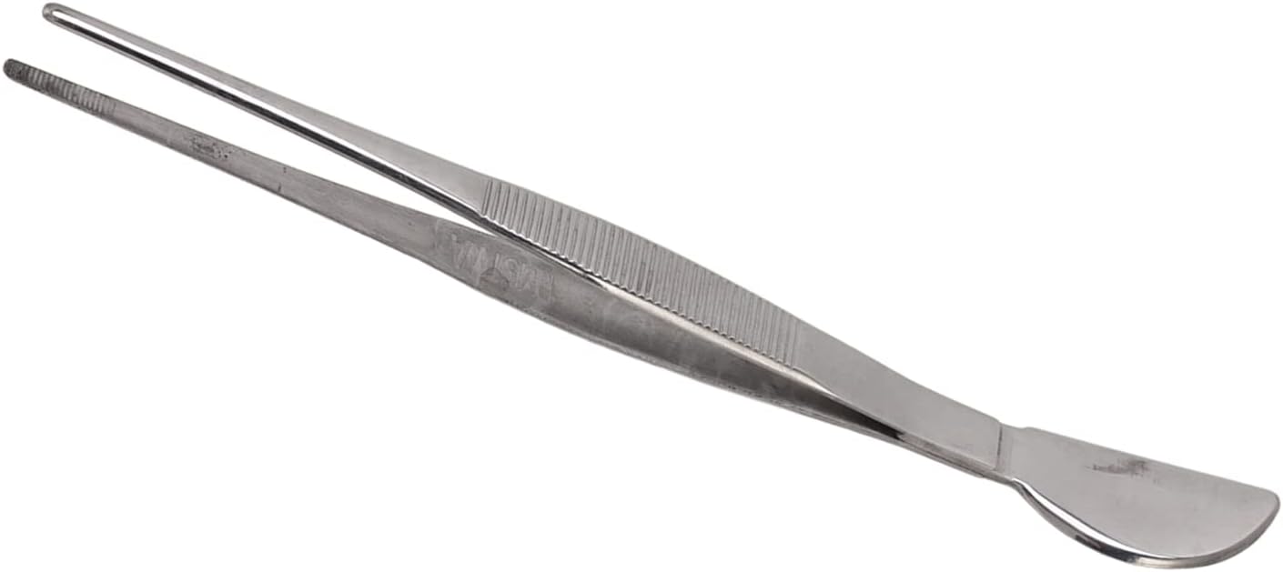 Bonsai Tweezers, Ergonomic Non Slip Handle Smooth Edges, Stainless Steel Precision Tweezers, 2pcs Straight Set for Bonsa