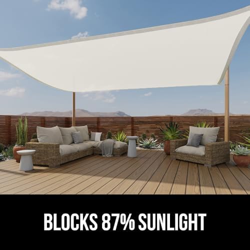 gorilla grip heavy duty sun shade sail for, close-up detail
