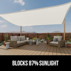 gorilla grip heavy duty sun shade sail for, close-up detail