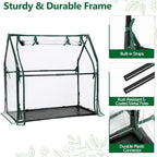 mini greenhouse with waterproof pad, 36"×18"×33" tabletop small, side view