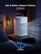 3-in-1 portable air conditioners, 5400mah built-in battery personal, side view