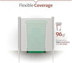 enclo premium white vinyl privacy screen, diy no on a desk or shelf