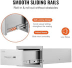 vevor outdoor kitchen drawers 14"w x 8.5"h x on a desk or shelf