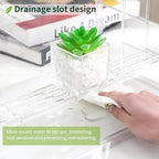mini greenhouse indoor with magnetic door, m-4tier-2pcs, front angle view