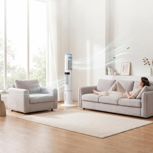 tabu evaporative air cooler, portable swamp cooler, 47"h, main product view