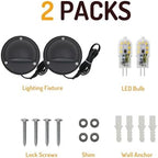 lumina lighting® 2w led deck lights (2 pack) shown in use