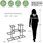 twhep metal plant stand, 5 tiers multifunctional plant on a desk or shelf