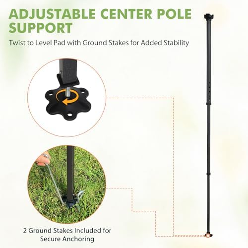 eagle peak 10x10 pop up walk in greenhouse, package contents