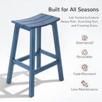 stoog all-weather bar stools set of 4, 28", side view