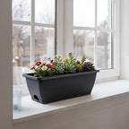 hanging flower pots, 16.9 inches railing planter box, view 9