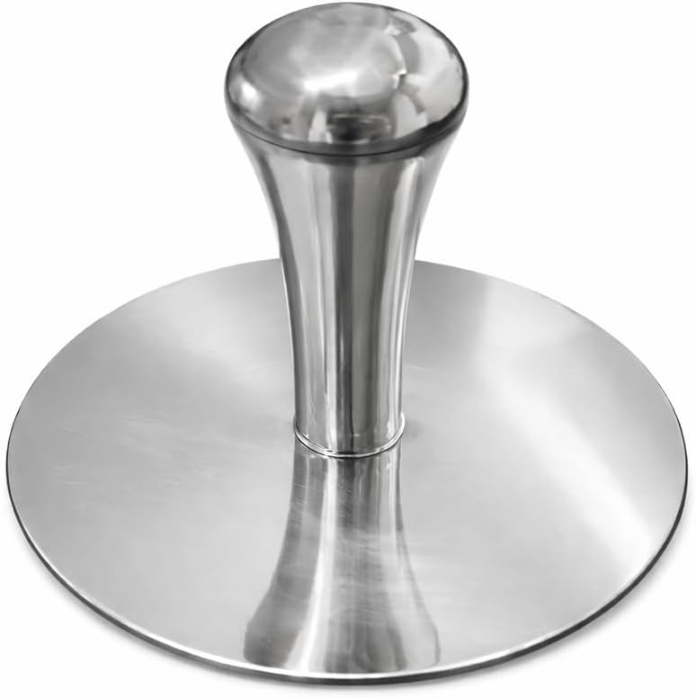 Premium Stainless Steel Smash Burger Press, Heavy Duty Burger Smasher with Ergonomic Handle, Large Press Surface, Easy to Clean, Perfect for Grill, Griddle & Everyday Cooking