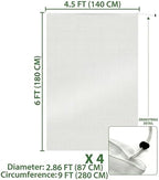 fruit tree protection bags 4.5x6 ft | pack showing dimensions