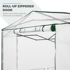 eagle peak replacement cover for 12x8 portable walk-in showing dimensions
