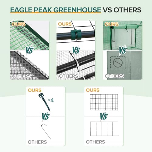 eagle peak 61'' x 28'' x 79'' walk-in, package contents