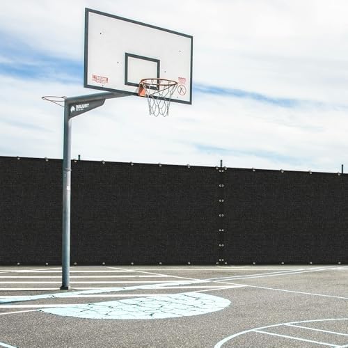 6' x 10' black privacy screen fence cover, package contents