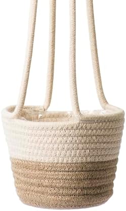 supermoss (54029 softweave hanging planters for indoor plants, side view
