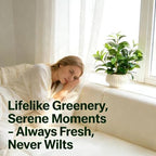 artificial peperomia plants 16” tall lifelike faux greenery, package contents