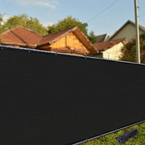 icover 4x50ft privacy screen fence, outdoor fencing panels, front angle view