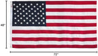 american flag - 100% made in the usa on a desk or shelf