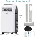 shinco 10,000 btu portable air conditioner - 3-in-1, package contents
