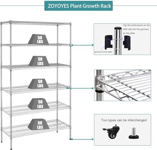 indoor greenhouse with grow lights & cover, 29.8"x13.9"x71.8" on a desk or shelf