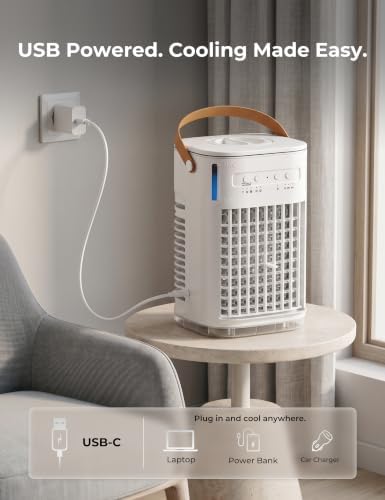 3-in-1 portable air conditioners, 5400mah built-in battery personal, view 9