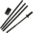 Tool & Die 5 Piece Feeder Pole Set with Twist-in Ground Socket