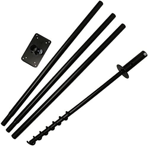 Tool & Die 5 Piece Feeder Pole Set with Twist-in Ground Socket