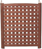 knocbel privacy screen solid wood decorative fences air, side view