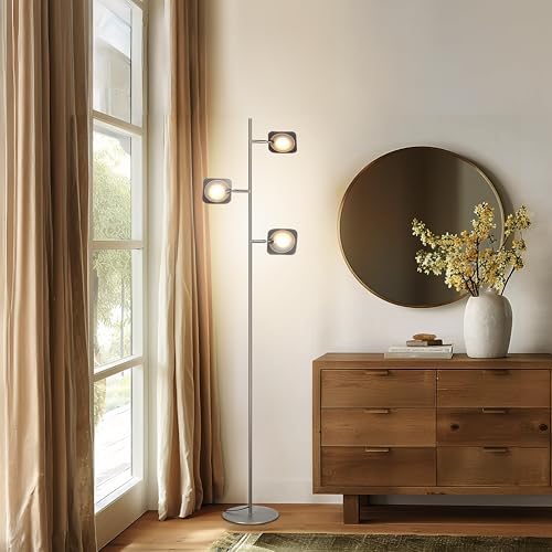 brightech tree floor lamp for living rooms & on a desk or shelf