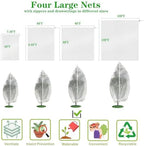 12x16ft extra large drawstring & zipper fruit tree, close-up detail