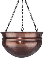 h potter hanging planter - antique copper finish, view 9