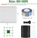 bird netting for chicken coop 50 x 50 shown in use