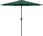 Simple Deluxe 9' Patio Umbrella Outdoor Table Market Yard Umbrella with Push Button Tilt/Crank