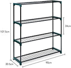vonhaus greenhouse staging unit – shelving for greenhouse, close-up detail