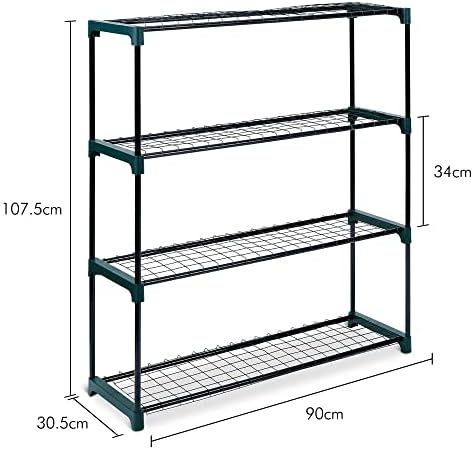 vonhaus greenhouse staging unit – shelving for greenhouse, close-up detail