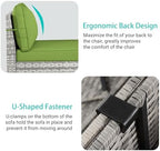 outdoor patio furniture set pe wicker rattan outdoor, side view
