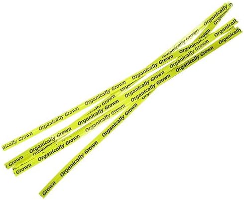 18 inch "organically grown" yellow twist tie, ideal, main product view