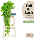 rovala silk plants for home decor indoor in shown in use