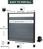 mondaria privacy fence panels for outside,6ft(w) x 6ft(h), package contents