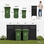 addok outdoor privacy screen, 45" h x 22", close-up detail