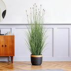 3ft / 4ft extra lush artificial plant (2pcs) on a desk or shelf