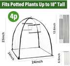 plant covers freeze protection, clear outdoor garden frost shown in use