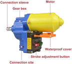 greenhouse roll up motor 100w dc 24 v, side view