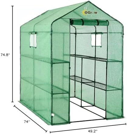 walk-in greenhouse cover, replacement parts for outdoor gardening, view 9