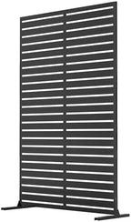 garvee outdoor metal privacy screen, 72*47" decorative garden shown in use