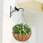 hkz hanging basket planter plants outdoor - 4, front angle view