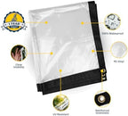 seal skin covers waterproof clear tarp 12x16 ft shown in use